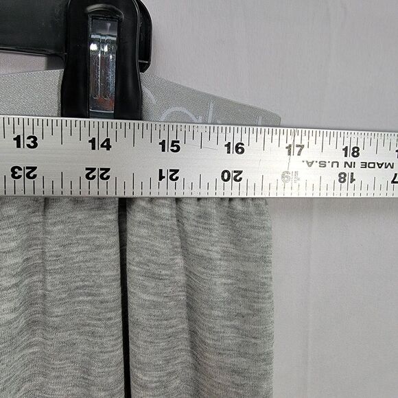Calvin Klein Gray Heather Embossed Icon Lounge Sleep Pants Women's Size XL - Picture 9 of 10